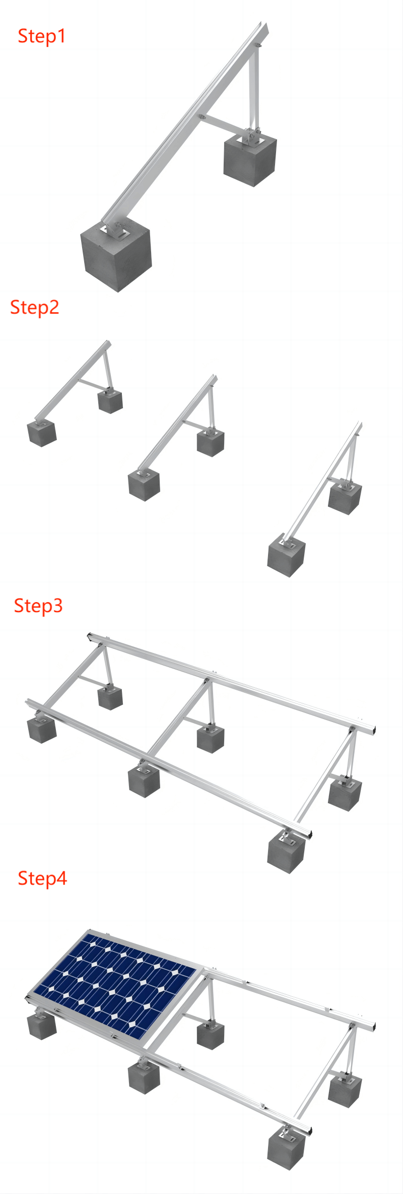 Flat roof solar 