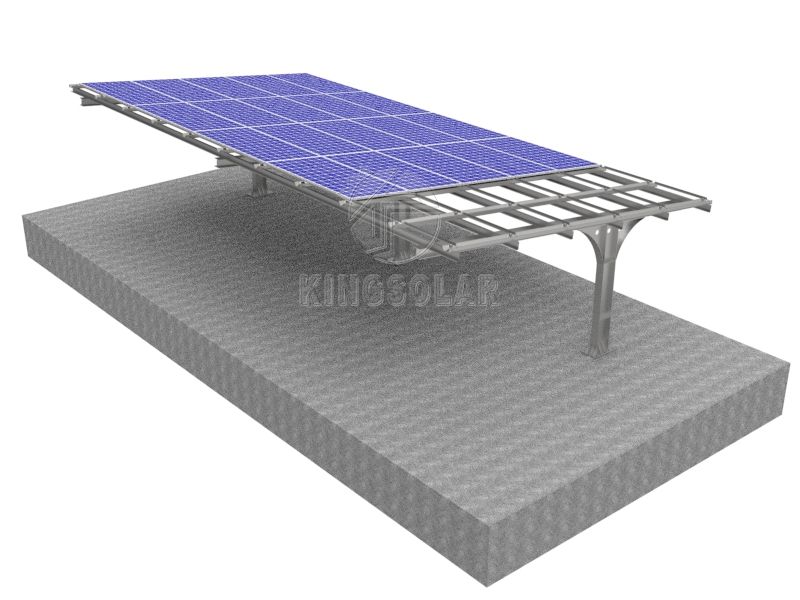 炭素鋼製ソーラーカーポート架台システム