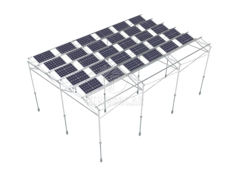 アルミニウム製農業用温室用三脚ソーラーマウントシステム
