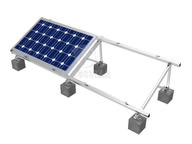 アルミブラケット平屋根太陽光発電架台システム