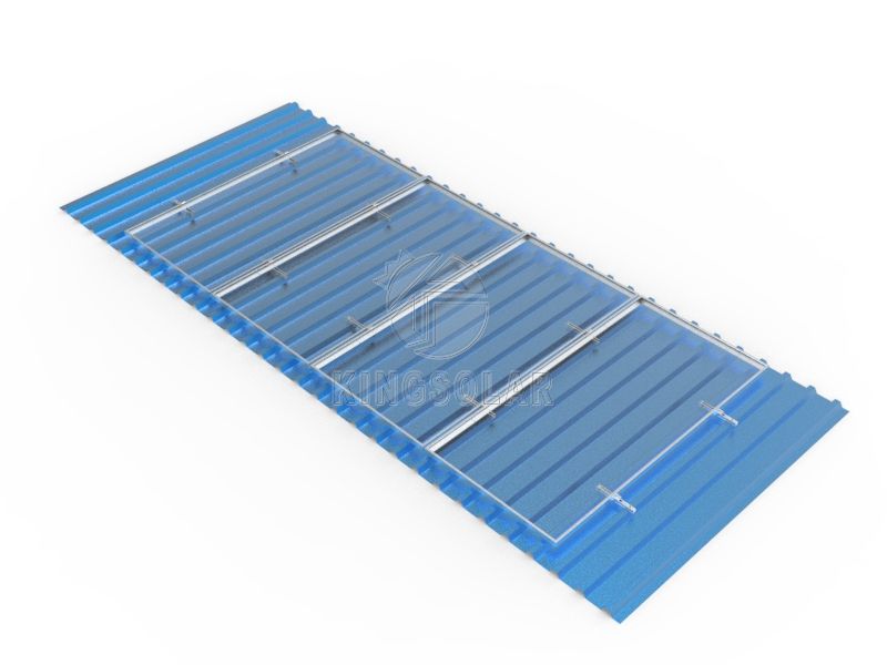 MINI レール取り付け金属屋根太陽光発電設置システム